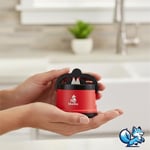 Bluefox Kırmızı PowerGrip'li Bıçak Bileyici - Vantuzlu Vakumlu, Serbest Ellerle Kullanılabilen Tungsten Carbide Bıçak Bileme Aleti