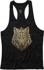 Bluu Wolfart Fitness Gym Tank Top Sporcu Atleti