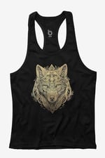 Bluu Wolfart Fitness Gym Tank Top Sporcu Atleti