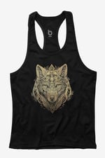 Bluu Wolfart Fitness Gym Tank Top Sporcu Atleti