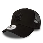 Bob Team Logo Trucker Şapka New York Yankees Siyah Fileli
