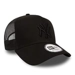 Bob Team Logo Trucker Şapka New York Yankees Siyah Fileli