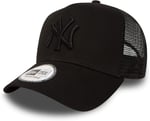 Bob Team Logo Trucker Şapka New York Yankees Siyah Fileli