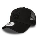 Bob Team Logo Trucker Şapka New York Yankees Siyah Fileli