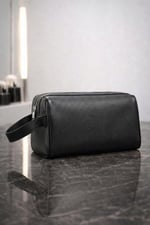 Boldy Erkek Kozmetik Çantası-Tıraş Çantası-Seyahat Çantası-Makyaj Çantası-Traş Çantası-El Çantası-Handbag