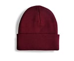 Boldy Klasik Spor Bere-Triko Bere-Unisex Nakışsız Bere-Düz Bere-Unisex Bere-Düz Klasik Bere (Bordo)