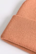 Boldy Klasik Spor Bere-Triko Bere-Unisex Nakışsız Bere-Düz Bere-Unisex Bere-Düz Klasik Bere (Krem Rengi)