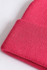 Boldy Klasik Spor Bere-Triko Bere-Unisex Nakışsız Bere-Düz Bere-Unisex Bere-Düz Klasik Bere (Fuşya)
