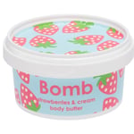Bomb Cosmetics Strawberry & Cream Vücut Kremi (200 ml) - Seçenekler: 200 ml, 160 ml, 160 ml (2 paketi), 200 ml (2 paketi)