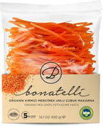 Bonatelli Organik Kırmızı Mercimek Makarna 400 Gr