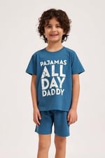 Bony&Katia All Day Erkek Çocuk Pijama Üst Lacivert,4-5 Yaş