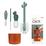 Boon Cacti şişe temizleme fırçası seti, terakota, 4 parçalı set