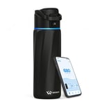 Boost Akıllı Su Şişesi, İçmeyi Hatırlatan, 24 oz BPA İçermeyen Paslanmaz Çelik Vakum Yalıtımlı Şişe, APP ile Geniş Ağızlı Su İzleyici, Hediye için İdeal