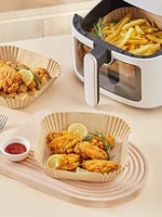 bor Airfryer Pişirme Kağıdı 100 adet fritöz pişirme kağıdı,Fritöz Yağlı Kağıdı, Yanmaz Kağıt