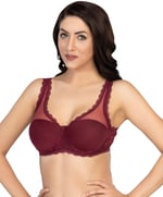 BORDO MI Emay 172 D PEDLİ DANTELLİ BALENLİ MİNİMAZER