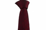 Bordo Nokta ve Kare Desenli Slim Kravat SKP-10