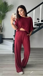 Bordo Orjinal Marka Modal Takım