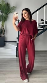 Bordo Orjinal Marka Modal Takım