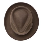 Borges & Scott B&S Premium Doyle - Teardrop Fötr Şapka - %100 Yün Keçe - Seyahat için Mükemmel - Su Geçirmez - Üniseks