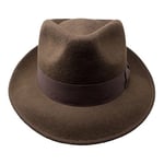 Borges & Scott B&S Premium Doyle - Teardrop Fötr Şapka - %100 Yün Keçe - Seyahat için Mükemmel - Su Geçirmez - Üniseks