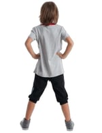 Born to Skate Erkek Çocuk T-shirt Kapri Şort Takım