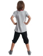 Born to Skate Erkek Çocuk T-shirt Kapri Şort Takım