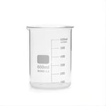 Borosilikat Cam Laboratuvar Beheri – Isıya Dayanıklı Ölçü Kabı, Dereceli Beher, Kimya ve Laboratuvar Kullanımı (10, Mililitre) - Seçenekler: 10 milliliters, 25 Millilitre, 250 Millilitre...