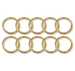 Boş Halka 18 mm, Altın Rengi, 10 Adet