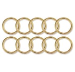 Boş Halka 18 mm, Altın Rengi, 10 Adet