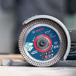 Bosch 1 x Expert HardCeramic 76 mm elmas kesme diski (sert fayanslar, sert taş, çap 76 mm, profesyonel aksesuar, mini açılı taşlama makinesi)