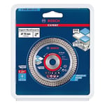 Bosch 1 x Expert HardCeramic 76 mm elmas kesme diski (sert fayanslar, sert taş, çap 76 mm, profesyonel aksesuar, mini açılı taşlama makinesi)