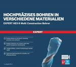 Bosch 1 x Expert HEX-9 Multi Construction Matkap (Beton için, Yumuşak Fayanslar, Ø 9,00 mm, Profesyonel Aksesuar, Darbeli Matkap/Tornavida, Matkap/Tornavida) - Seçenekler: Ø 6,5 mm, Ø 9 mm