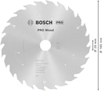 Bosch 1 x PRO Wood daire testere bıçağı, akülü daire testereler için (yumuşak ahşap, sert ahşap, çap mm, profesyonel aksesuar, daire testere)