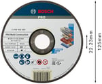 Bosch - 125 * 1, 0 mm Çoklu Malzemelerde Kullanım İçin Düz Kesme Diski (Taş)