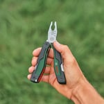 Bosch 16'sı 1 arada çok amaçlı alet, DIY, outdoor ve kamp için çok amaçlı alet, paslanmaz çelik, kilitleme fonksiyonu, yumuşak tutuş, 16 fonksiyon, pense, makas, tornavida, bıçak, testere vb