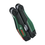 Bosch 16'sı 1 arada çok amaçlı alet, DIY, outdoor ve kamp için çok amaçlı alet, paslanmaz çelik, kilitleme fonksiyonu, yumuşak tutuş, 16 fonksiyon, pense, makas, tornavida, bıçak, testere vb