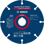 Bosch 1x EXPERT Carbide Multi Wheel Kesici Diskler (Sert ahşap, Çivili ahşap, Plastik, Alçıpan panel, Ø 125 mm, Aksesuar Küçük Avuç Taşlama Makinesi)