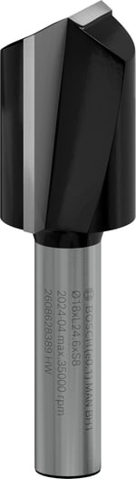 Bosch 2 608 628 aksesuarı 389 kesici 8 mm, D1 18 mm, L 25 mm, G 56 mm - Seçenekler: Ø 5 mm, Ø 14 mm, Ø 16 mm, Ø 18 mm, Ø 20 mm, Ø 22 mm, L 19...