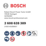 Bosch 2 608 628 aksesuarı 389 kesici 8 mm, D1 18 mm, L 25 mm, G 56 mm - Seçenekler: Ø 5 mm, Ø 14 mm, Ø 16 mm, Ø 18 mm, Ø 20 mm, Ø 22 mm, L 19...