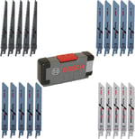 Bosch 20 parça Testere Bıçağı ToughBox Ahşap ve Metal için Çok Satan 2607010902