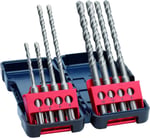 Bosch 2607019903 SDS-Plus-3-Spiral matkap ucu için darbeli matkap, 8-parçalı set