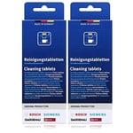 Bosch 2'li paket temizlik tableti, kahve otomatları için, termo sürahiler TCZ6001 2 x 10 tablet