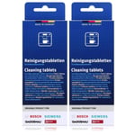 Bosch 2'li paket temizlik tableti, kahve otomatları için, termo sürahiler TCZ6001 2 x 10 tablet