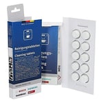 Bosch 3 x 10 temizleme tableti Siemens temizleme tabletleri kahve makinesi 310575 00310575 311769 00311769 TZ8001 TCZ8001 TCZ6001 TZ60001 clean protect
