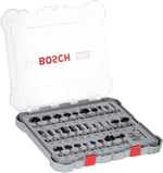 Bosch 30 parçalı freze seti karışık (ahşap için, 8 mm şaftlı üst freze aksesuarı)