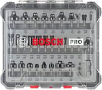 Bosch 30 parçalı freze seti karışık (ahşap için, 8 mm şaftlı üst freze aksesuarı)