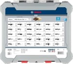 Bosch 30 parçalı freze seti karışık (ahşap için, 8 mm şaftlı üst freze aksesuarı)