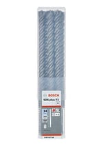 Bosch Accessories Bosch Professional 10 adet darbeli matkap SDS plus-7X (beton ve duvar için, 14 x 200 x 265 mm, matkap ucu aksesuarı)