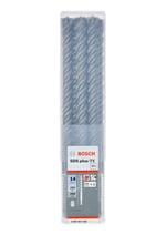 Bosch Accessories Bosch Professional 10 adet darbeli matkap SDS plus-7X (beton ve duvar için, 14 x 200 x 265 mm, matkap ucu aksesuarı)