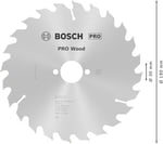 Bosch Daire Testere Bıçağı, Gri, 190x30x2,6 mm, 24, 1 Adet - Bedenler: 18,4 cm, 19 cm, 21 cm, 21,6 cm, 23 cm, 25,4 cm, Ø 160 mm...